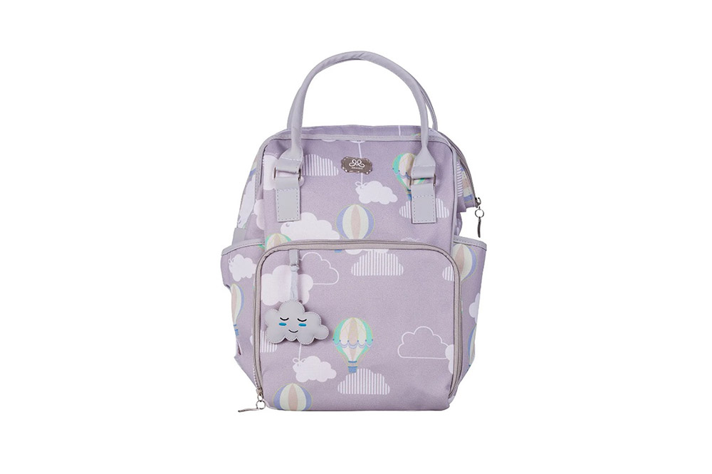 mochila func balao cinza