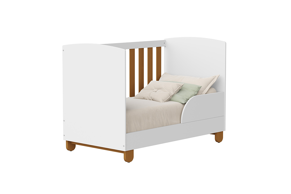 Apolo Mini Cama Branco-Savana